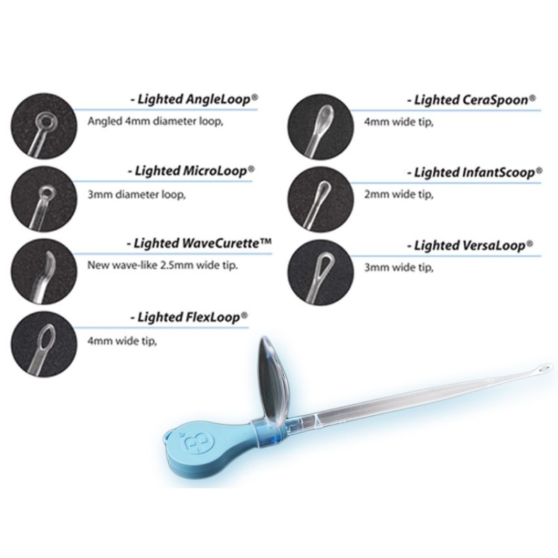 GIMA ASSORTIMENTO BIONIX CURETTE AURICOLARI ILLUMINATE