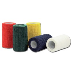 GIMA BENDA ELASTICA COESIVA 4MT X 8CM - COLORI DIVERSI-CONF. 10 PZ.