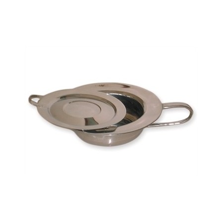 GIMA PADELLA ACCIAIO INOX CON MANICO 418X292X85 MM