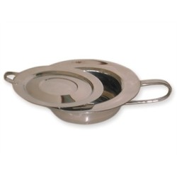 GIMA PADELLA ACCIAIO INOX CON MANICO 418X292X85 MM