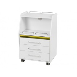 WEELKO CARRELLO MULTIFUNZIONI CON TRE CASSETTI E LUCE UV PER STERILIZZAZIONE - SPIN