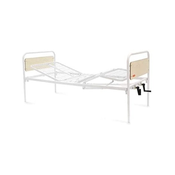 MORETTI LETTO DEGENZA A TRE SNODI E 2 MANOVELLE - LOTUS