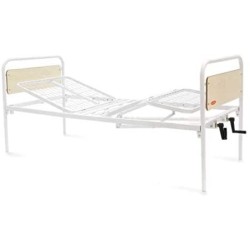 MORETTI LETTO DEGENZA A TRE SNODI E 2 MANOVELLE - LOTUS