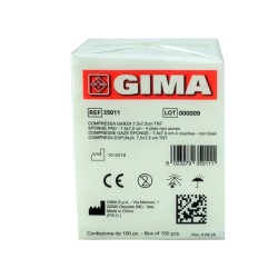GIMA COMPRESSA IN TNT 7,5X7,5CM - (CONF.1.000 PEZZI)