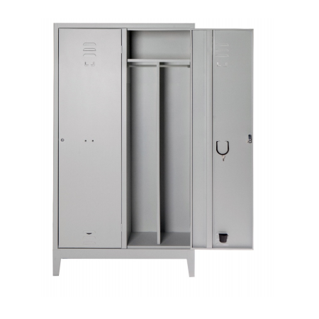 CO.AR.ME. ARMADIETTO PER SPOGLIATOIO A DUE POSTI CON TETTO PIANO