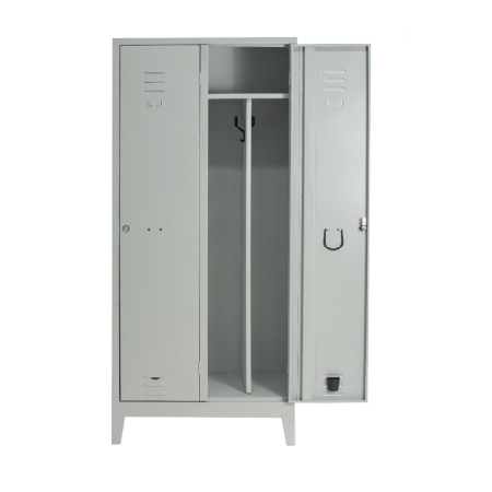 CO.AR.ME. ARMADIETTO PER SPOGLIATOIO A DUE POSTI CON TETTO PIANO