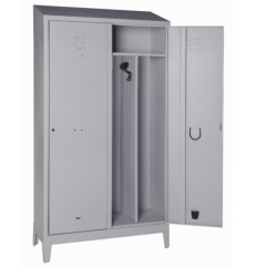 CO.AR.ME. ARMADIETTO PER SPOGLIATOIO A DUE POSTI CON TETTO INCLINATO