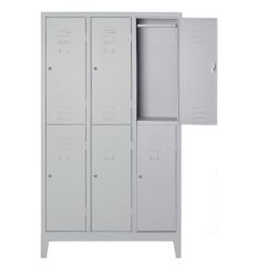 CO.AR.ME. ARMADIETTO MULTIPLO A SEI POSTI PER SPOGLIATOIO
