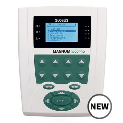 GLOBUS MAGNUM 3000 PRO PER MAGNETOTERAPIA CON DUE SOLENOIDI FLESSIBILI