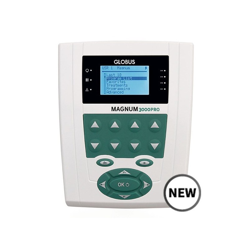 GLOBUS MAGNUM 3000 PRO PER MAGNETOTERAPIA CON DUE SOLENOIDI POCKET PRO