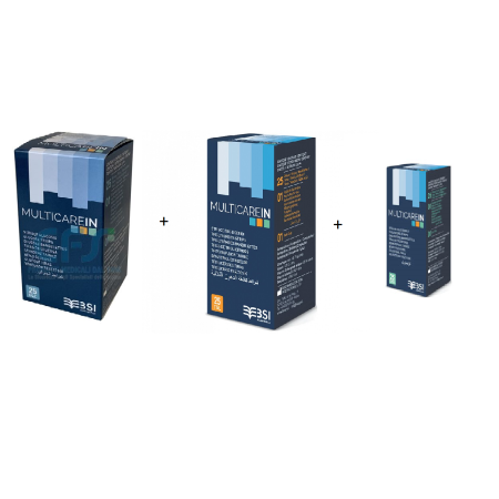 BSI KIT MULTICARE "IN" 25 STRISCE TRIGLICERIDI + 25 STRISCE COLESTEROLO + 25 STRISCE GLICEMIA