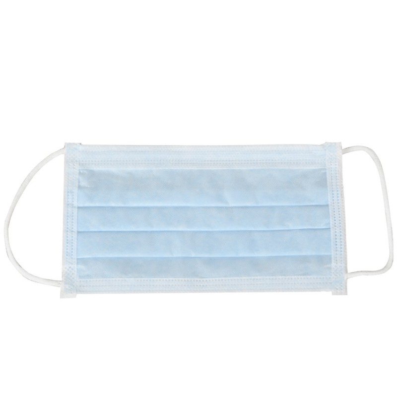 GIMA  MASCHERINA CHIRURGICA 4 VELI 98% FILTRAGGIO - AZZURRA CON ELASTICI - TIPO IIR - CONF. 900 PZ.