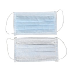 GIMA  MASCHERINA CHIRURGICA 4 VELI 98% FILTRAGGIO - AZZURRA CON ELASTICI - TIPO IIR - CONF. 900 PZ.