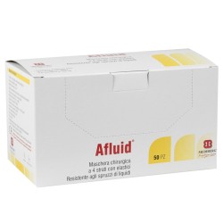 GIMA  MASCHERINA CHIRURGICA 4 VELI 98% FILTRAGGIO - AZZURRA CON ELASTICI - TIPO IIR - CONF. 900 PZ.