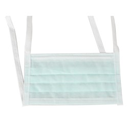 GIMA  MASCHERINA CHIRURGICA 4 VELI 98% FILTRAGGIO - VERDE CON LACCI - TIPO IIR - CONF. 600 PZ.