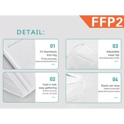 GIMA MASCHERINA FILTRANTE FFP2 - IT,SE,GR,RO,ARABO
