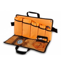 CA-MI KIT D'EMERGENZA CON SFIGMOMANOMETRO STESCOPIO E 5 BRACCIALI.