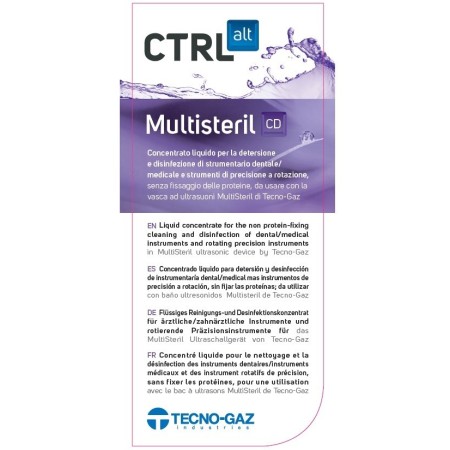 TECNO-GAZ LIQUIDO MULTISTERIL-CONCENTRATO LIQUIDO PER LA DETERSIONE E DISINFEZIONE (CONF. 6 PZ.)