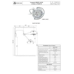 TECNO-GAZ LAMPADA PROFESSIONALE ORION  40 DS-MODELLI DIVERSI