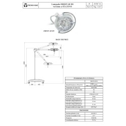 TECNO-GAZ LAMPADA PROFESSIONALE ORION  40 DS-MODELLI DIVERSI
