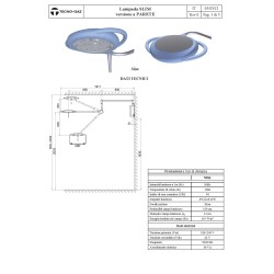 TECNO-GAZ LAMPADA CHIRURGICA A LED -SLIM (MODELLI DIVERSI)