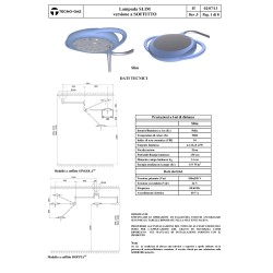 TECNO-GAZ LAMPADA CHIRURGICA A LED -SLIM (MODELLI DIVERSI)