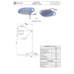TECNO-GAZ LAMPADA CHIRURGICA A LED -SLIM (MODELLI DIVERSI)