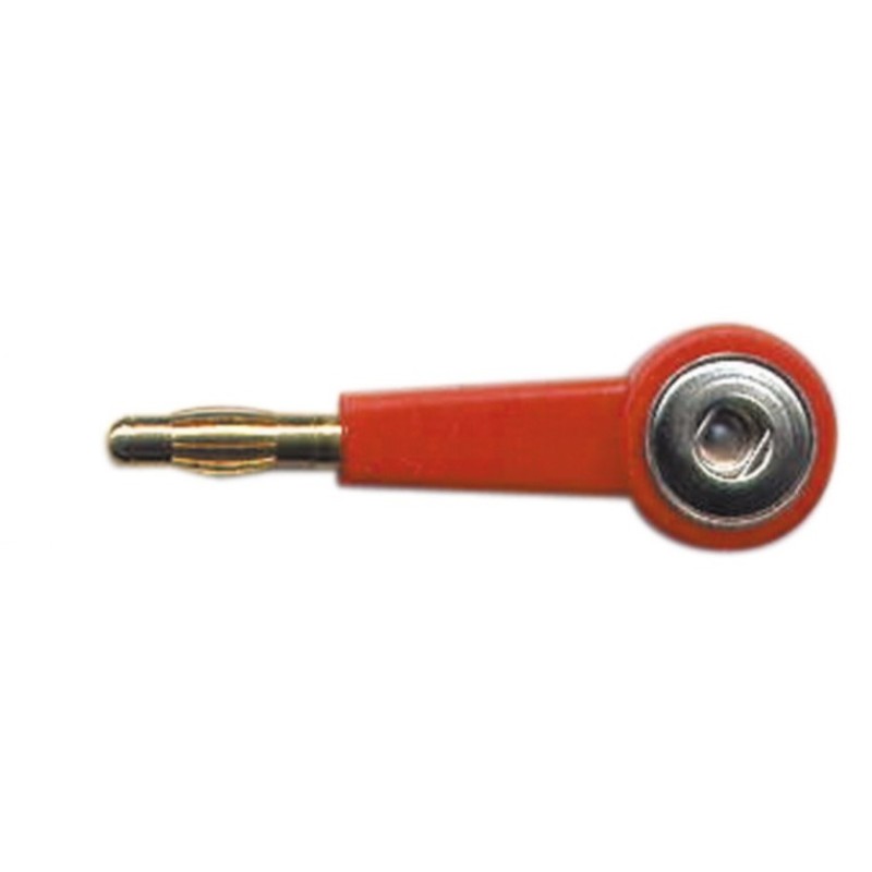 MORETTI ADATTATORE CLIP MASCHIO 4MM NERO O ROSSO