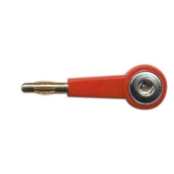 MORETTI ADATTATORE CLIP MASCHIO 4MM NERO O ROSSO