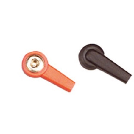 MORETTI ADATTATORE ATTACCO A CLIP A FEMMINA - 4 MM NERO O ROSSO