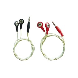 MORETTI SDOPPIATORE DI USCITE DA SPINOTTO 4MM MASCHIO VERSO 2 CLIP FEMMINA ROSSO O NERO
