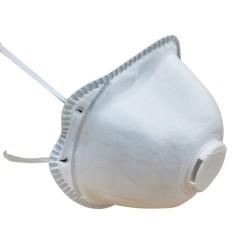 GIMA MASCHERINA FFP3 A CONCHIGLIA CON VALVOLA-(CONFZ. DA 10 PZ.)