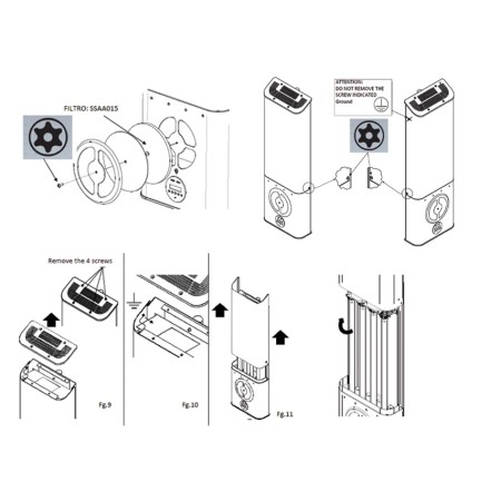 GIMA PURIFICATORE D'ARIA-AIR CLEANER