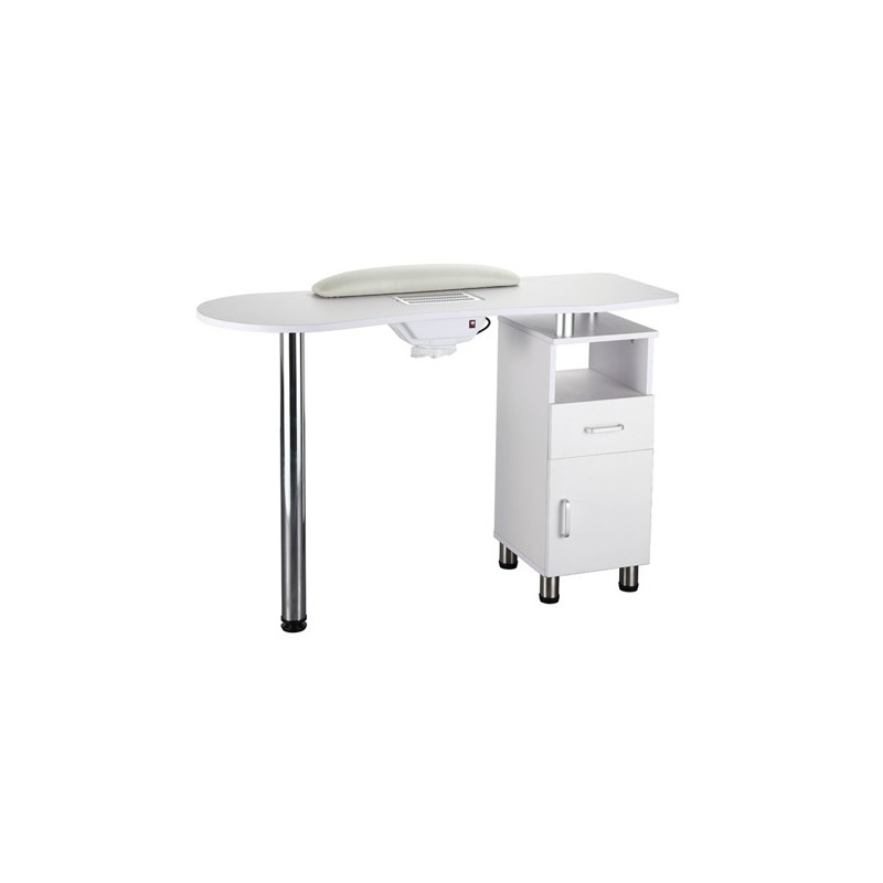 WEELKO TAVOLO IN LEGNO PER MANICURE CON ASPIRATORE E CUSCINO APPOGGIAMANI (DIGIT)