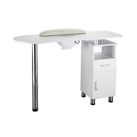 WEELKO TAVOLO IN LEGNO PER MANICURE CON ASPIRATORE E CUSCINO APPOGGIAMANI (DIGIT)