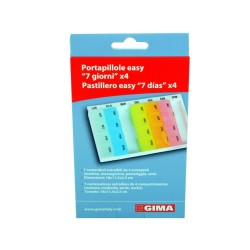 GIMA  PORTAPILLOLE SETTIMANALE X4 EASY