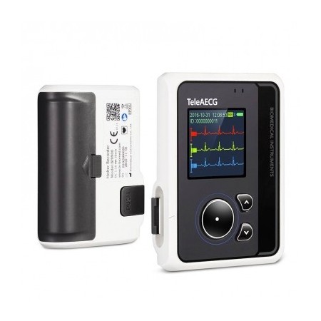 INTERMED REGISTRATORE HOLTER ECG A 3/12 CANALI, CON DISPLAY A COLORI - CAVO A 5 DERIVAZIONI