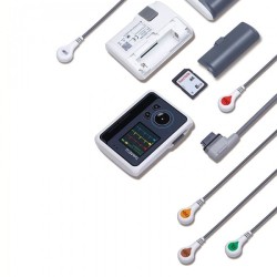 INTERMED REGISTRATORE HOLTER ECG A 3/12 CANALI, CON DISPLAY A COLORI - CAVO A 5 DERIVAZIONI