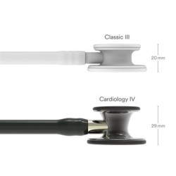 3M LITTMANN CARDIOLOGY IV - 6204 - NERO - FINITURE FUMO BRILLANTI