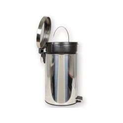 GIMA CESTINO RIFIUTI INOX - 12 LITRI - CON PEDALE