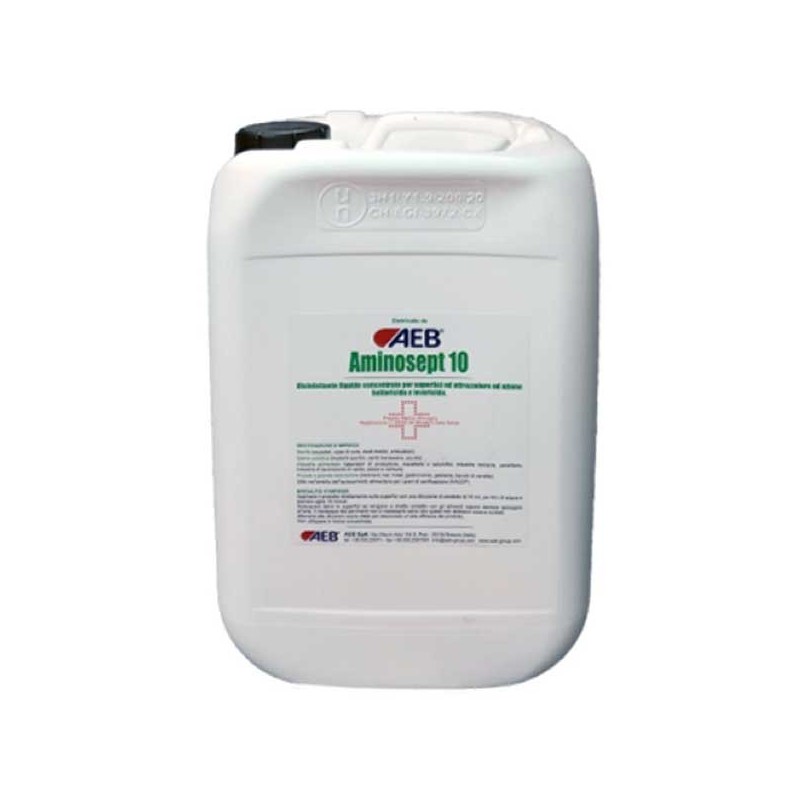 TECNO-GAZ DISINFETTANTE AMINOSEPT DA 10L PER DISPOSITIVO AMBIENTALE SAFETY SPOT