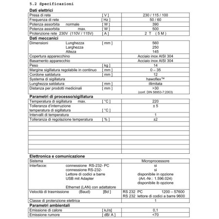 TECNO-GAZ TERMOSIGILLATRICE AUTOMATICA A RULLO CON STAMPANTE INTEGRATA-TECNO SEAL PRINT