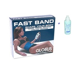 GLOBUS FAST BAND - CINTURA ADDOMINALE PER TRATTAMENTI ADDOME, GLUTEI E SCHIENA + UN FLACONE DI GEL DA 260ML