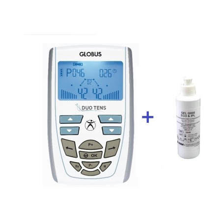 GLOBUS ELETTROSTIMOLATORE DUO TENS + FLACONE DI GEL 1 L (SPEDIZIONE GRATUITA)
