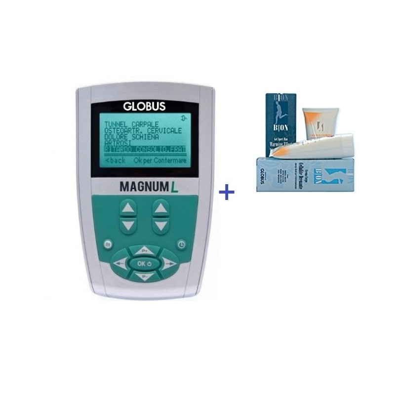 GLOBUS ELETTROSTIMOLATORE MAGNUM L + 1 GLOBUS CREMA RASSODANTE (SPEDIZIONE GRATUITA)