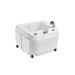 WEELKO VASCHETTA IDROMASSAGGIO PER PIEDI CON RUOTE - ILLUMINAZIONE LED (META)