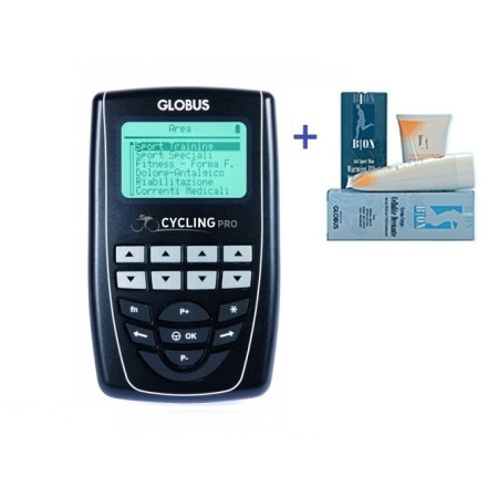 GLOBUS ELETTROSTIMOLATORE CYCLING PRO + KIT 1 GLOBUS CREMA RASSODANTE (SPEDIZIONE GRATUITA)