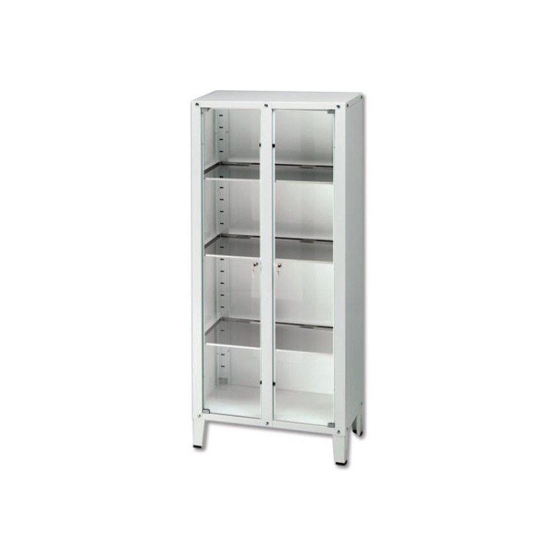 GIMA VETRINA  A 2 ANTE - VETRO TEMPERATO