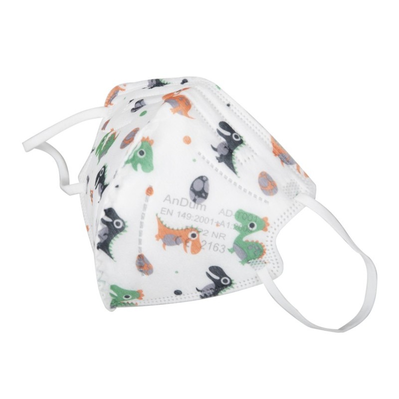 GIMA MASCHERINA FFP2 - SMALL - DINOSAURI (CONFZ. 20 PZ.)