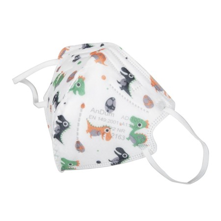 GIMA MASCHERINA FFP2 - SMALL - DINOSAURI (CONFZ. 20 PZ.)